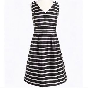 J.Crew Cocktail dress. Black and silver.
